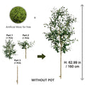 120-180CM Artificial Olive Tree Branch Without Pot Modern Minimalist Fake Plant for Home garden Living Room Balcony shops Decor