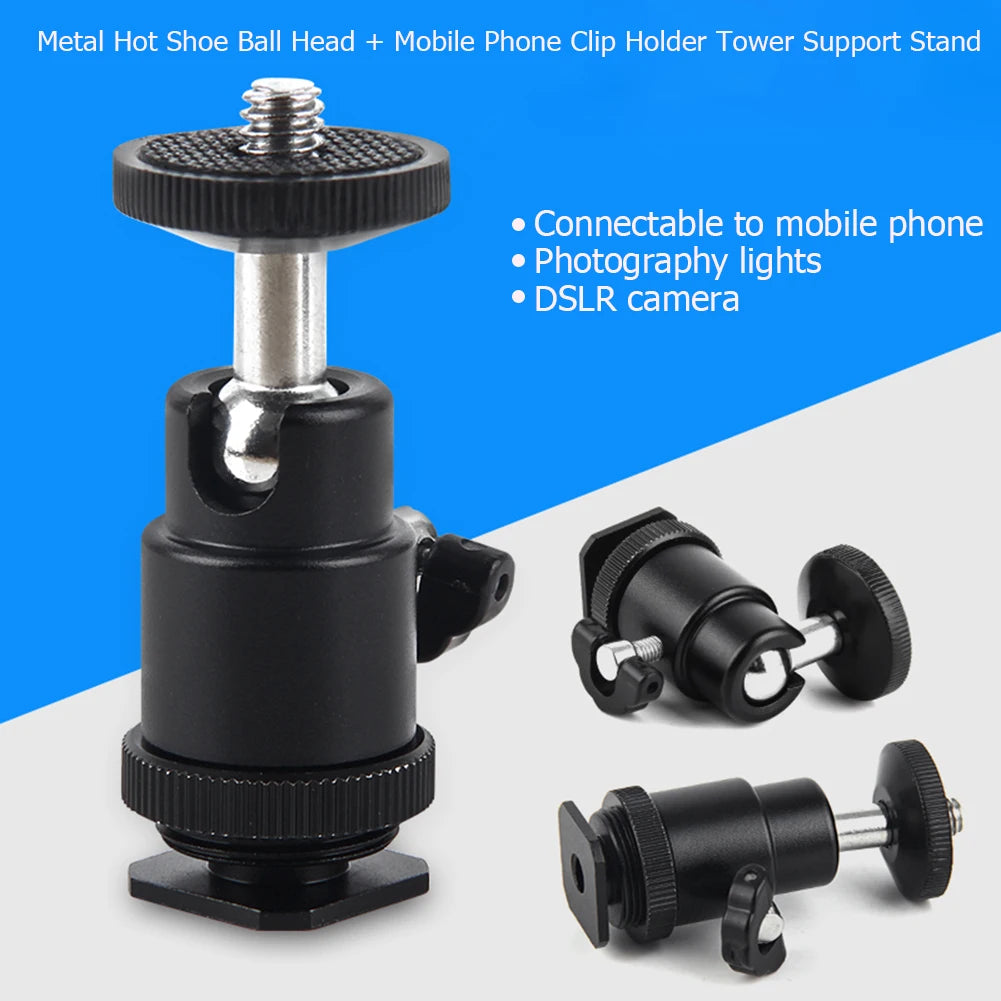 360° Rotating Auto Face Tracking Phone Stand No App Gesture Control Smart Shooting Camera Mount with Selfie Light Remote
