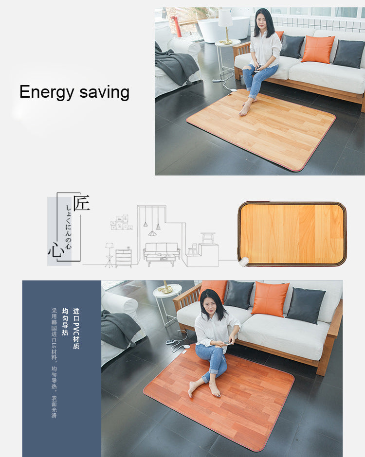 50x30cm Feet Warmer Electric Heating Mat Office Warm Feet Thermostat Heating Pad Home Heated Floor Carpet Winter Body Warmer Mad