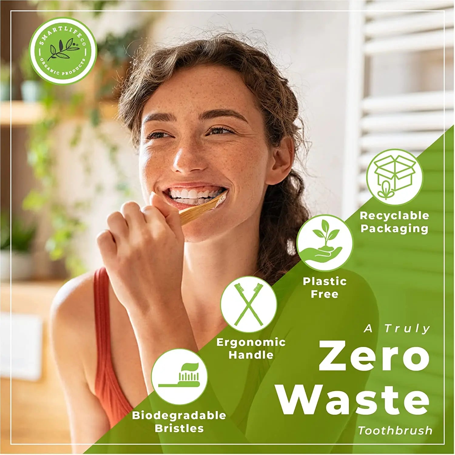 Eco-Friendly Bamboo Toothbrush Set
