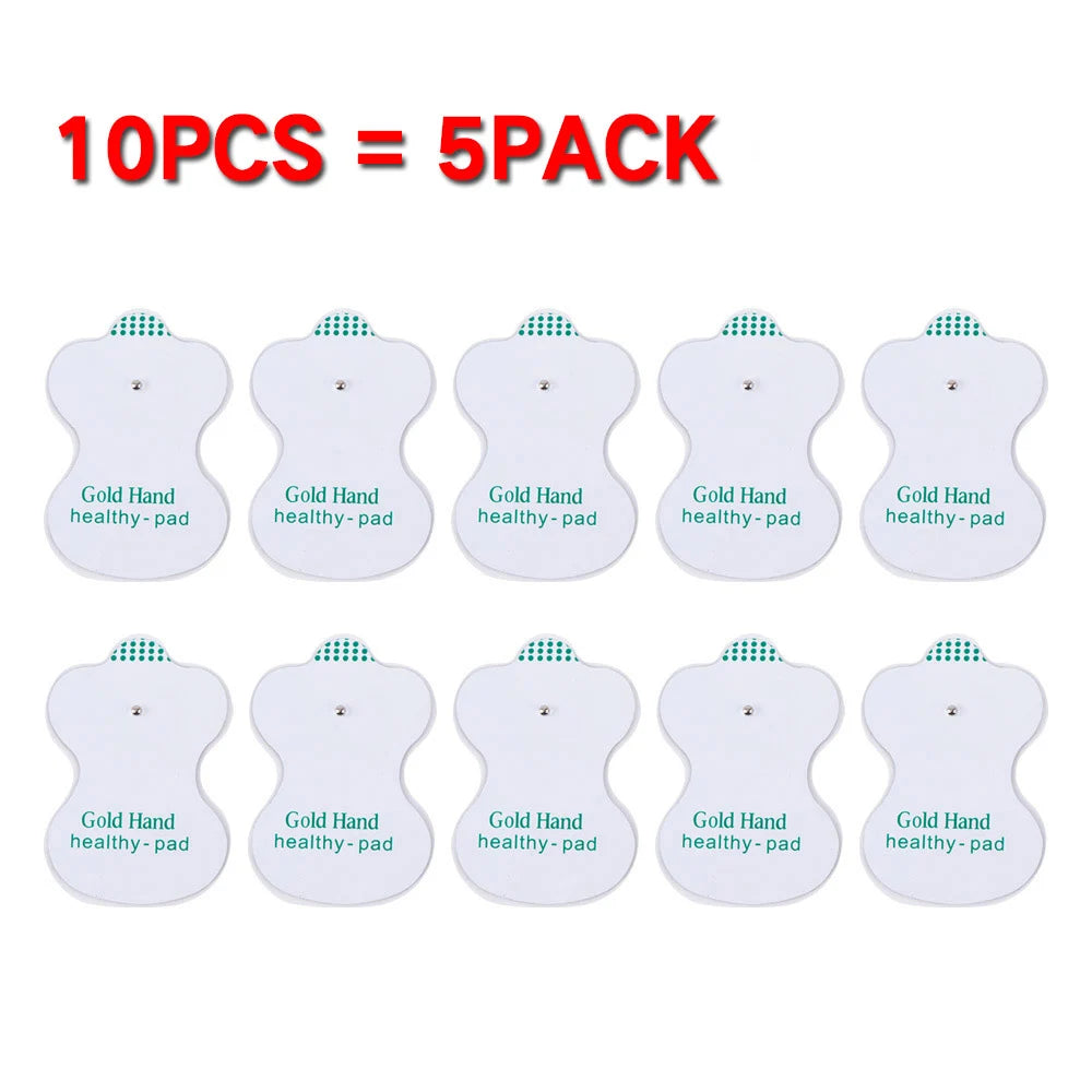 TENS EMS Electrode Electric Massager Accessories Glove Sock Bracer Slipper Cable Conductive Silver Fiber for Body Massage Pads