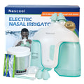 Nascool Electric Nasal Irrigation System with 50 SaltPods Suction Irrigator Nose Washer Sinus Rinse Cleaner Congestion Relief