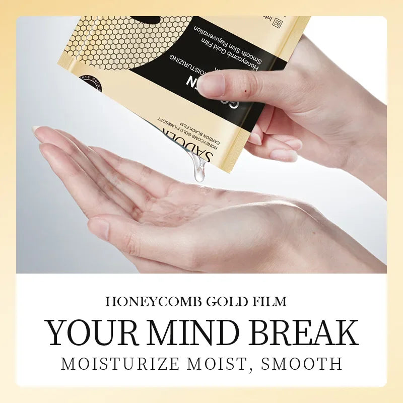 24K Gold Moisturizing Facial Masks skincare Firming Nourishing Smooth Skin Rejuvenation Face Mask Sheets Mask