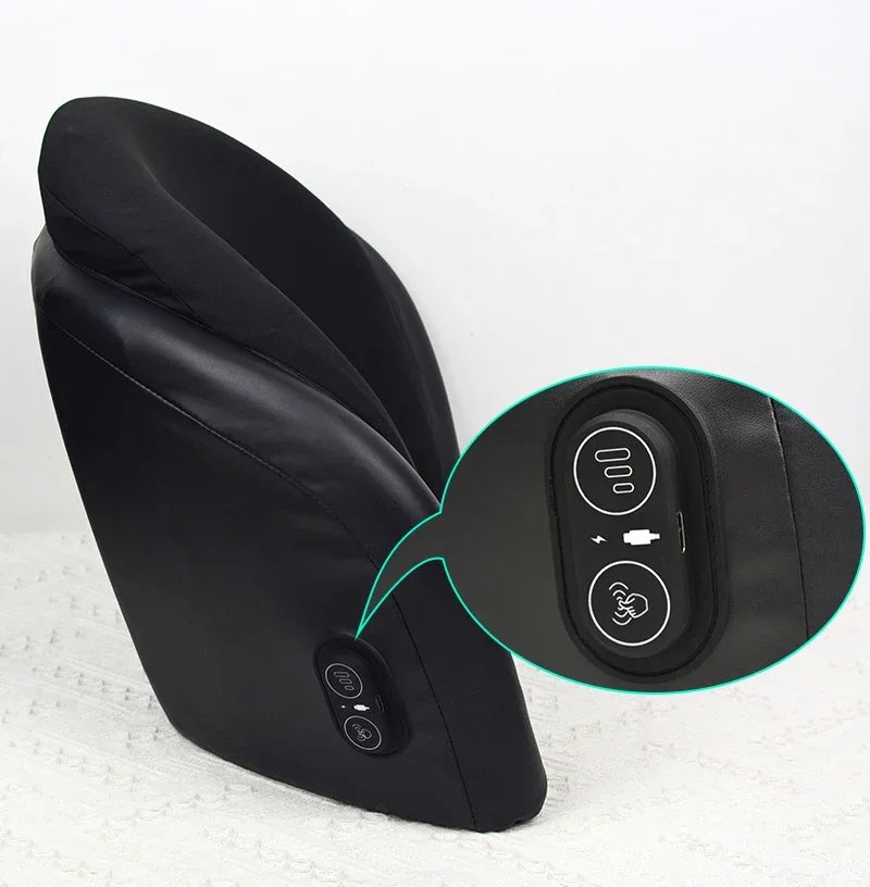 Car Neck Cushion Lumbar Support Electric Men Massage Neck Car Neck Pillow Outdoor Car Accessories Home Car Massage Seat