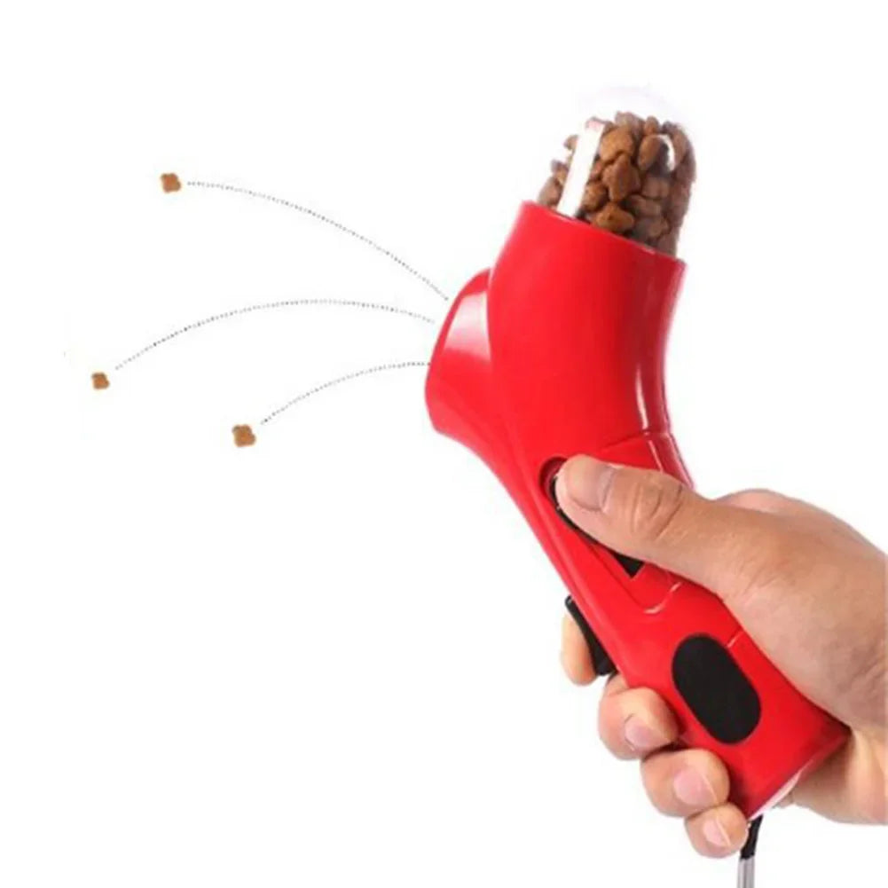 Interactive Puppy Snack Dispenser Dog Interactive Training Toy Pet Snack Catapult Launcher for Dog Cat Exercise Training