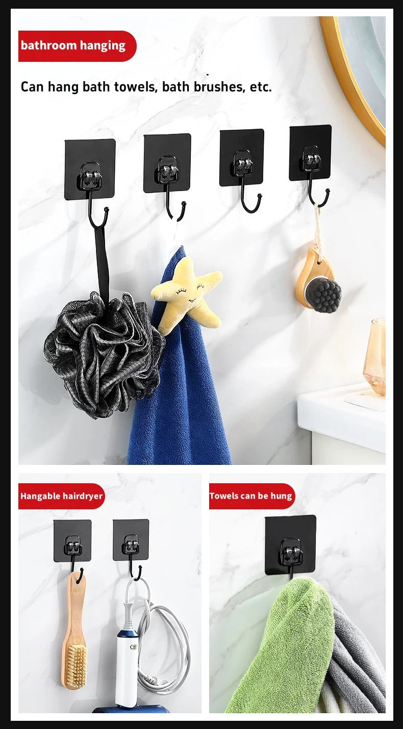 Heavy Duty Waterproof Adhesive Wall Hooks