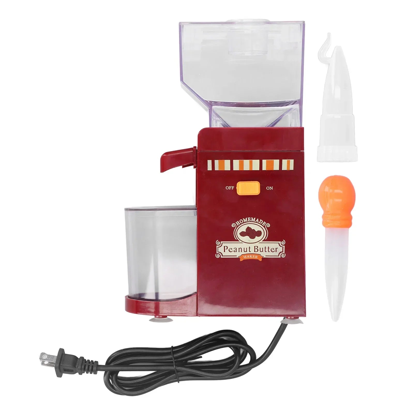 Peanut Butter Maker Home Electric Grain Grinder Anti Slip Sesame Sauce Mill Nut Butter Machine for Groundnut Almonds Cashews