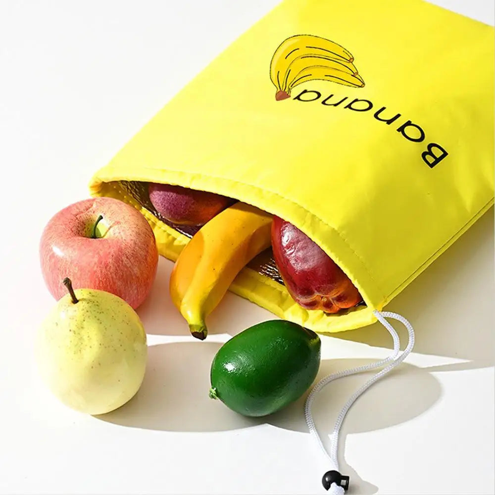 Fruit Storage Bag Reusable For Lettuce Banana Vegetable Fruit Fresh Bun Organizer Storage Shopping Storage Bag