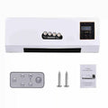 Heater Fan 2 in 1 Heating Nature Wind Timing Digital Display Wall Mounted Space Heater for Home Office Dormitory