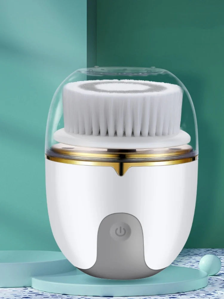New Electric Facial Cleanser, Electric Charging Waterproof Cleansing And Beauty Instrument, Multi-functional Face Wash Brush