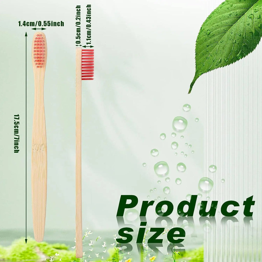 Eco-Friendly Bamboo Toothbrush Set