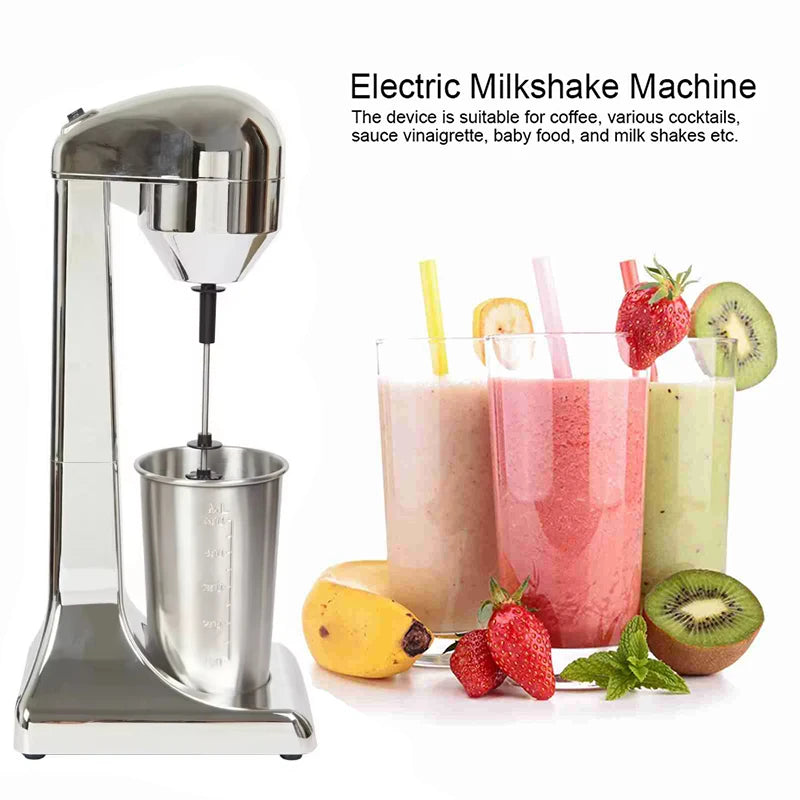Double Head Electric Milk Frother Vertical Milk Foam Machine Coffee Drink Mixer for Home Bar Electric Milkshake Machine 220V EU