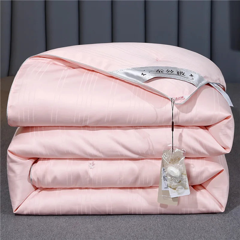 All cotton handmade 100% silk quilt, spring and autumn quilts, air conditioning quilts, summer quilts, core quilts