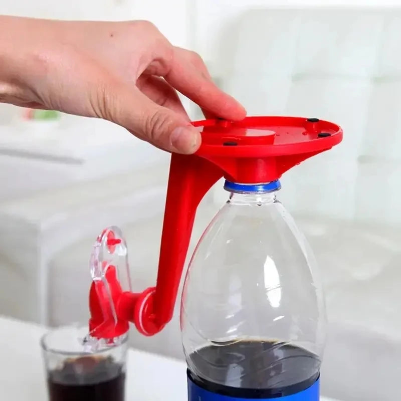 Soda Beverage Dispenser Bottle Coke Upside Down Drinking Water Dispense Machine Switch for Gadget Party Home Bar  Water Pitcher