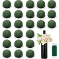 3 Pcs Mini Floral Foam Holder Flower Foam for Fresh Flowers Green Floral Foam for Table Wedding Wine Bottle Decor