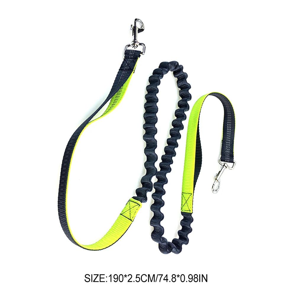 Dog Walking Leash Hands-free Jogging Traction Rope Reflective Leash