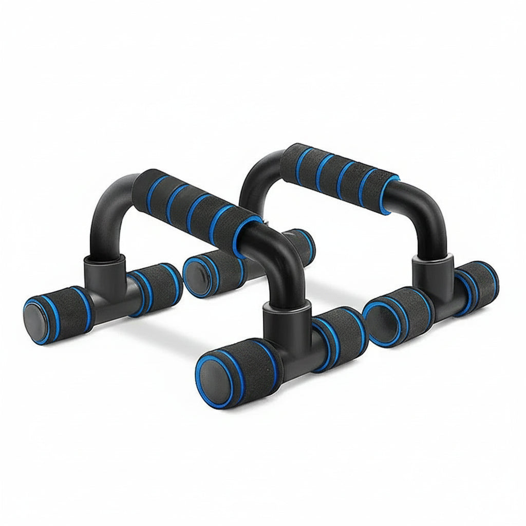 U-Shaped Push-Up Bars with Anti-Slip Foam Grip